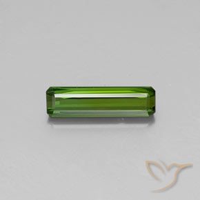 Tormalina Verde medio naturale da 1.93 ct, Ottagonale / Taglio smeraldo, VVS-VS