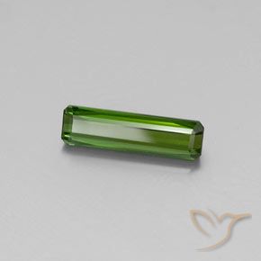 Tormalina Verde medio naturale da 1.93 ct, Ottagonale / Taglio smeraldo, VVS-VS