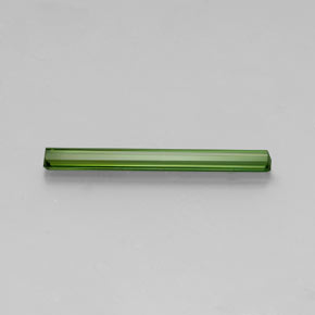 Tormalina naturale verde da 1,75 ct, taglio smeraldo, VVS-VS