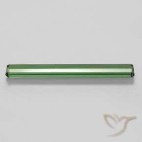 Tormalina Verde medio naturale da 1.57 ct, Ottagonale / Taglio smeraldo, VVS-VS