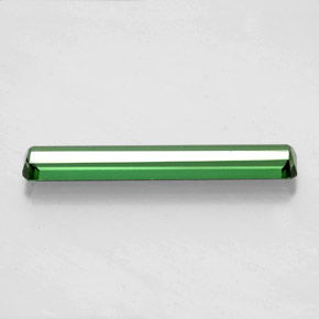 Tormalina naturale verde da 1,60 ct, taglio smeraldo, VVS-VS