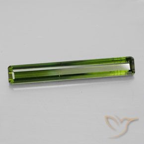Tormalina Verde scuro naturale da 3.44 ct, Ottagonale / Taglio smeraldo, SI
