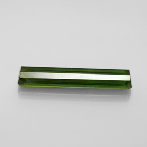 Tormalina naturale verde da 3,12 ct, taglio smeraldo, VVS-VS