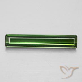 3.01ct Naturale Verde terroso Tormalina, Taglio smeraldo, VS