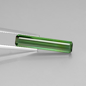 Tormalina Verde naturale da 3.06 ct, Taglio smeraldo, VVS-VS