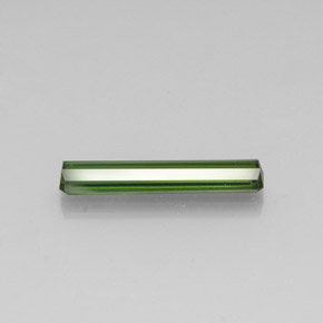 Tormalina naturale verde da 3,01 ct, taglio smeraldo, VVS-VS