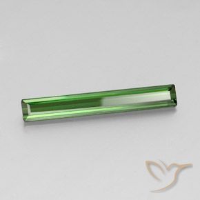Tormalina Verde medio naturale da 3.10 ct, Ottagonale / Taglio smeraldo, VS