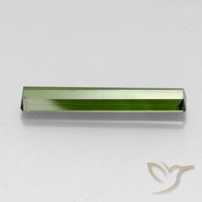 Tormalina Verde scuro naturale da 3.28 ct, Ottagonale / Taglio smeraldo, VVS-VS
