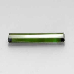 Tormalina naturale verde da 3,40 ct, taglio smeraldo, VS