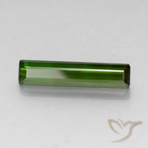 Tormalina Verde scuro naturale da 3.52 ct, Ottagonale / Taglio smeraldo, VVS-VS