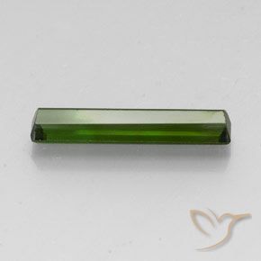 Tormalina Verde scuro naturale da 3.52 ct, Ottagonale / Taglio smeraldo, VVS-VS