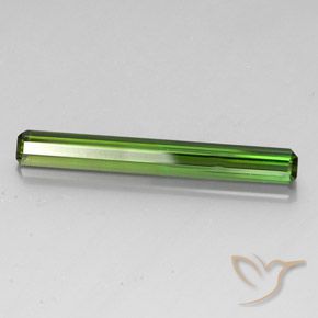 Tormalina Verde scuro naturale da 3.42 ct, Ottagonale / Taglio smeraldo, VVS-VS