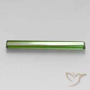 Tormalina Verde scuro naturale da 3.42 ct, Ottagonale / Taglio smeraldo, VVS-VS