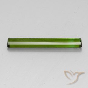 Tormalina Verde scuro naturale da 3.08 ct, Ottagonale / Taglio smeraldo, VS-SI