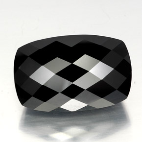 Tormalina Schorl naturale da 40.56 ct, Taglio a cuscino, Opaco