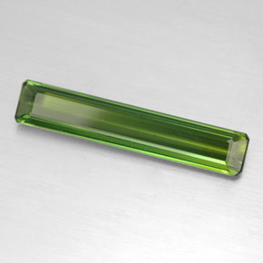 Tormalina naturale verde da 2,62 ct, taglio smeraldo, VVS-VS