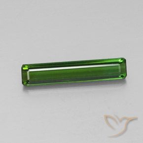 2.13ct Naturale Verde medio-scuro Tormalina, Taglio smeraldo, VVS-VS
