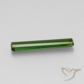 Tormalina Verde scuro naturale da 2.55 ct, Ottagonale / Taglio smeraldo, VS-SI