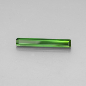 Tormalina verde scuro naturale da 2,09 ct, taglio smeraldo, VVS-VS