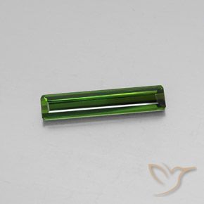 2.66ct Naturale Verde scuro Tormalina, Taglio smeraldo, VS