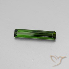 Tormalina Verde scuro naturale da 2.66 ct, Ottagonale / Taglio smeraldo, VS