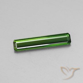 Tormalina Verde medio-scuro naturale da 2.07 ct, Taglio smeraldo, VS