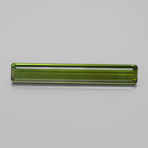 Tormalina Verde caldo naturale da 2.14 ct, Taglio smeraldo, VVS