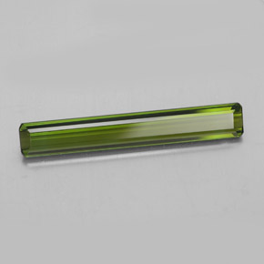 Tormalina Verde caldo naturale da 2.14 ct, Taglio smeraldo, VVS