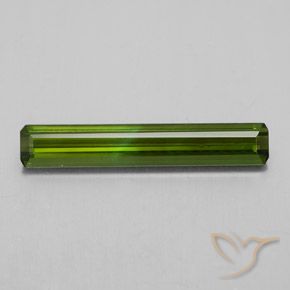 2.03ct Naturale Alghe Verdi Tormalina, Taglio smeraldo, VVS-VS