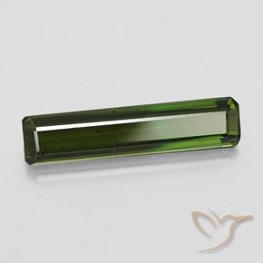 Tormalina Verde scuro naturale da 2.55 ct, Ottagonale / Taglio smeraldo, SI