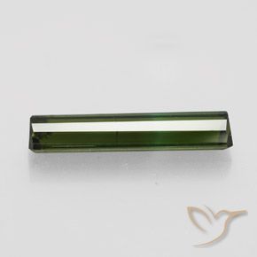 Tormalina Verde scuro naturale da 2.55 ct, Ottagonale / Taglio smeraldo, SI
