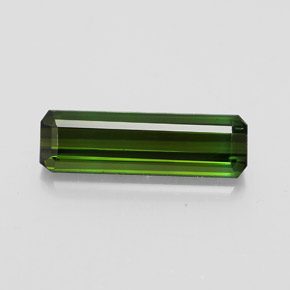 Tormalina naturale verde da 2,45 ct, taglio smeraldo, VVS