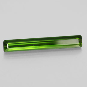Tormalina naturale verde da 2,46 ct, taglio smeraldo, VS
