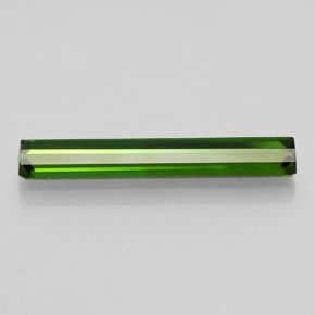 Tormalina naturale verde da 2,46 ct, taglio smeraldo, VS