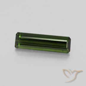 Tormalina Verde terroso naturale da 2.04 ct, Taglio smeraldo, VS-SI
