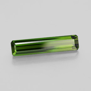Tormalina Verde medio-scuro naturale da 2.22 ct, Taglio smeraldo, VVS-VS