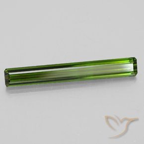 Tormalina Verde terroso naturale da 2.49 ct, Ottagonale / Taglio smeraldo, VVS-VS