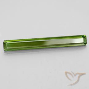 Tormalina Verde scuro naturale da 2.27 ct, Ottagonale / Taglio smeraldo, VVS