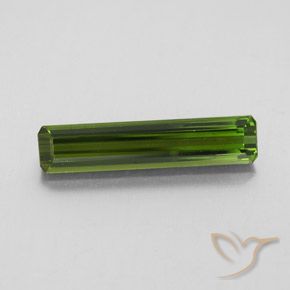 2.58ct Naturale Verde scuro Tormalina, Taglio smeraldo, VVS