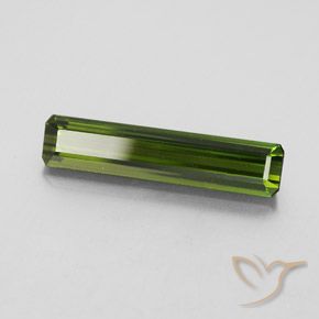 Tormalina Verde scuro naturale da 2.58 ct, Ottagonale / Taglio smeraldo, VVS