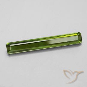 Tormalina Verde scuro naturale da 2.14 ct, Ottagonale / Taglio smeraldo, VVS