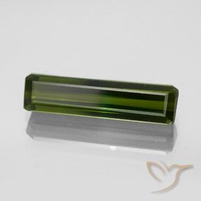 Tormalina Verde scuro naturale da 2.34 ct, Ottagonale / Taglio smeraldo, VVS-VS
