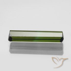 Tormalina Verde scuro naturale da 2.34 ct, Ottagonale / Taglio smeraldo, VVS-VS