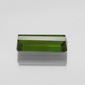 Tormalina Verde terroso naturale da 2.22 ct, Taglio smeraldo, VS-SI