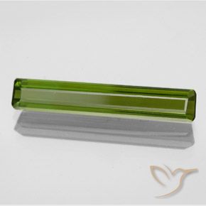 Tormalina Verde caldo naturale da 2.29 ct, Ottagonale / Taglio smeraldo, VVS