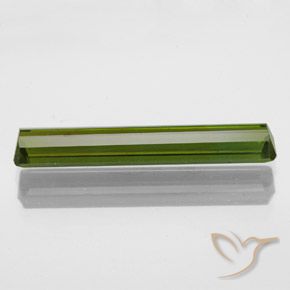 Tormalina Verde caldo naturale da 2.29 ct, Ottagonale / Taglio smeraldo, VVS