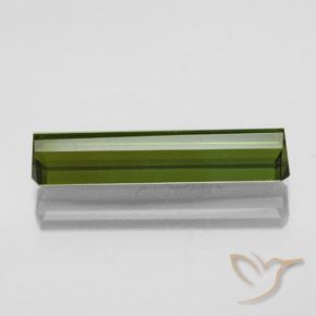 Tormalina Verde scuro naturale da 2.08 ct, Ottagonale / Taglio smeraldo, VVS