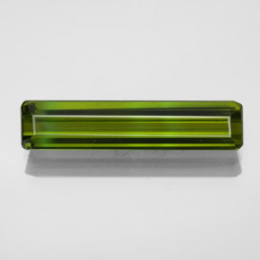 Tormalina naturale verde da 2,47 ct, taglio smeraldo, VVS-VS