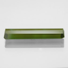 Tormalina naturale verde da 2,47 ct, taglio smeraldo, VVS-VS