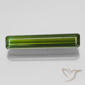 2.01ct Naturale Alghe Verdi Tormalina, Taglio smeraldo, VVS-VS